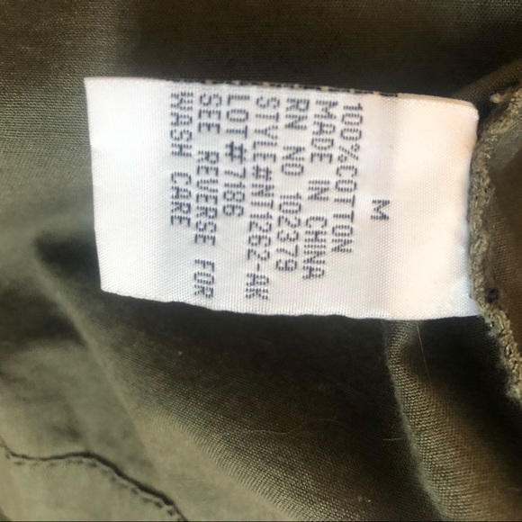 Fashion Army Green Army Jacket 100% Cotton - Picture 9 of 13